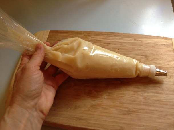 Pastry Bag Filled With Dough