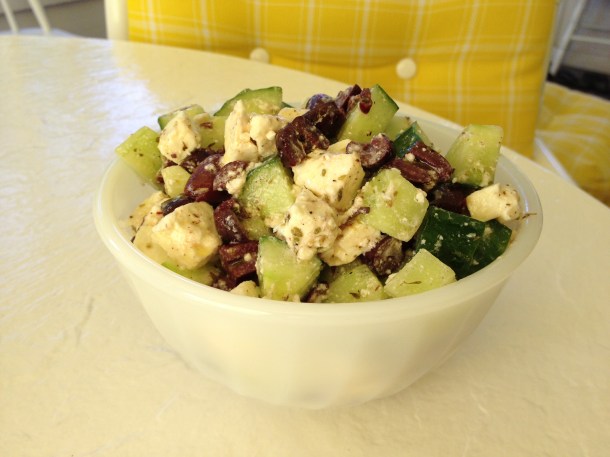 A Cool Refreshing Arab Style Salad