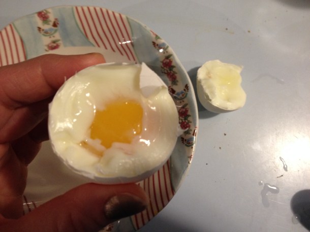 The Opened Soft-Cooked Egg