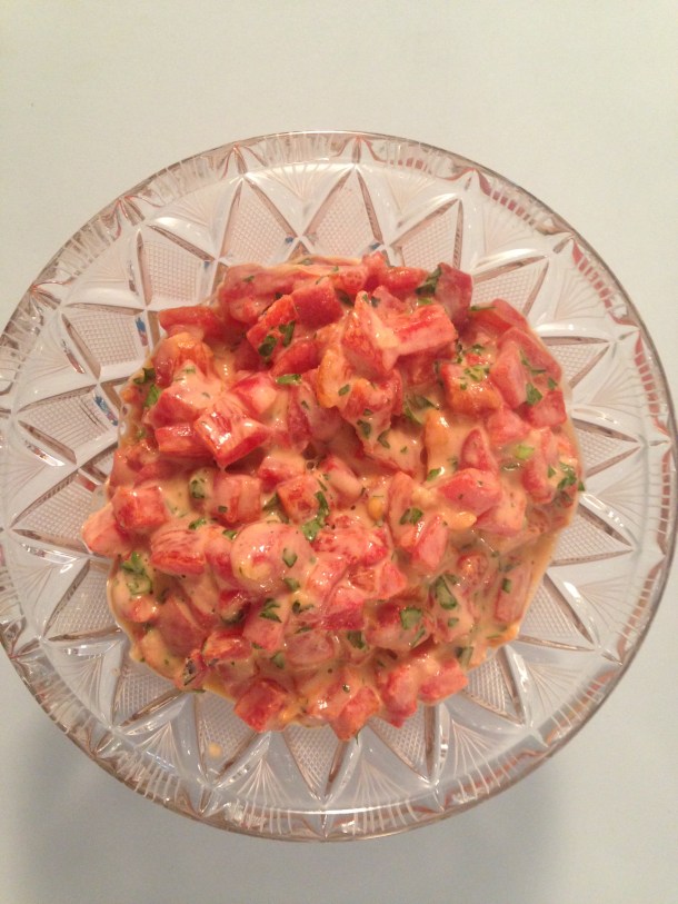 Roasted Red Pepper with Tahini, Garlic and Parsley