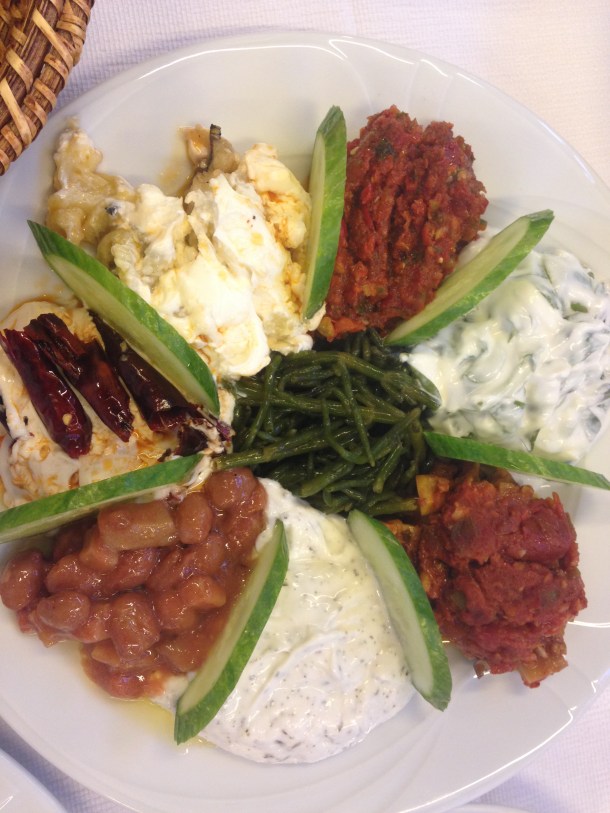 Sliced Cucumbers Separate These Mezes