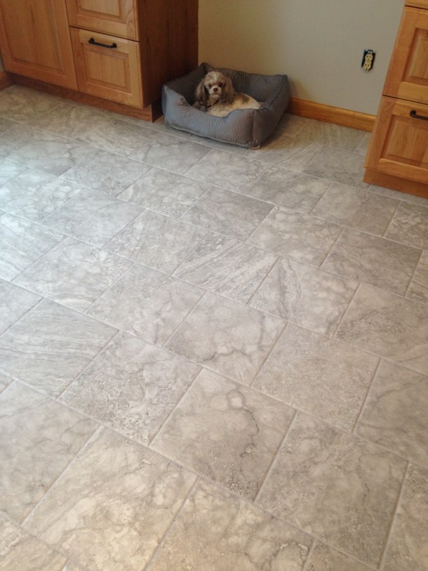 Florida Tile in Silverscreen with Light Gray Grout